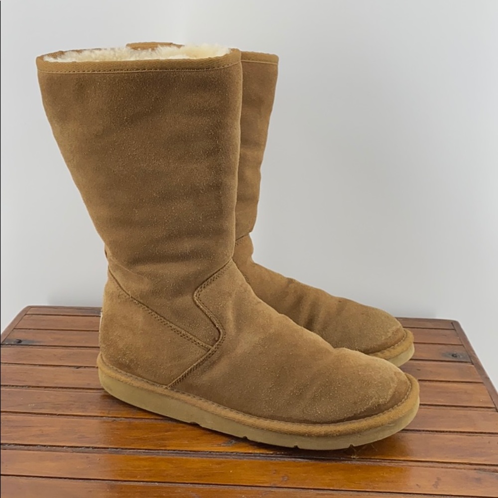 UGG Fairfax Chestnut Suede ZIP Boot 5520 BIN3